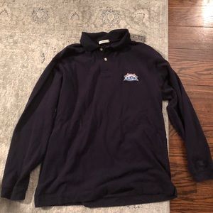 Vintage Super Bowl XXIX Long Sleeve Polo Shirt Med